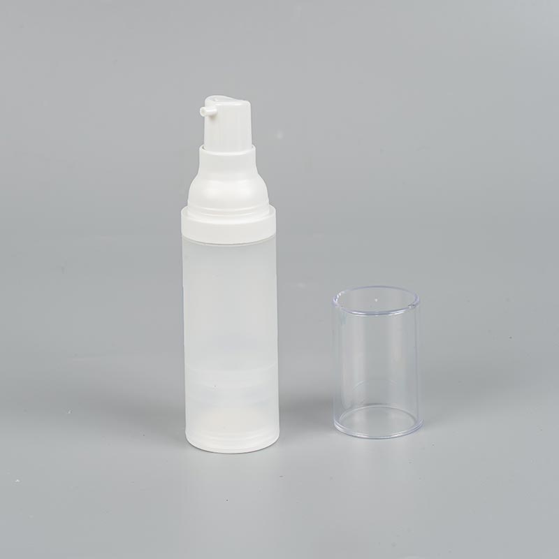Bouteille sans air multicolore